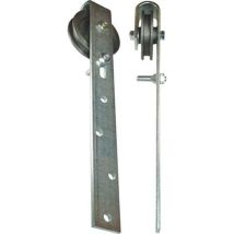Hbs - Betz Rouleau Pour Porte Coulissante Avec Étrier 75mm Sta Galv. Max.35kg 9/11mm - 60009