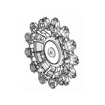 Roue robot tondeuse Robomow / Cub Cadet