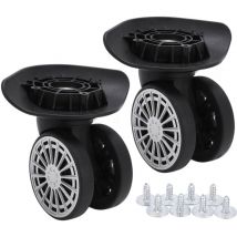 Ineasicer - Roues pivotantes pour valise A60 Roues de remplacement pour valise Réparation Entretien