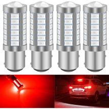 Rouge 1157 BAY15D P21/5W 5630 33SMD Voiture Ampoules led Canbus 900LM Super Brillant Feu de Freinage Arrière Feux de Brouillard Position Feu Arrière