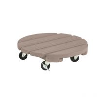 Jany France - Roul'bac - avec couleur - diamètre 40 cm - taupe - Fabriqué en France Jany