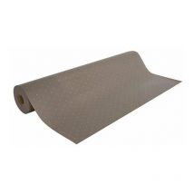 Rouleau 0,70x100m fond taupe pois blanc en reserve