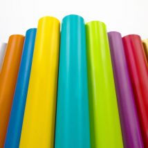 Rouleau adhésif décoratif Vinyle au Mètre - Sticker Lavable Imperméable Mur Cuisine Meubles - 60cmx3m - Gris foncé