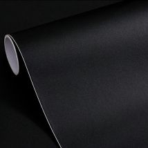 Rouleau adhésif granit noir au mètre - Autocollants Revêtement Adhésif Cuisine Meubles Salle de bain - 60cmx6m