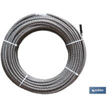 Rouleau de câble galvanisé 100M 5mm D-1770 6x7+1