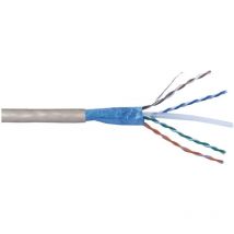 Mcl Samar - Rouleau de câble cat 6 blindé f/utp patch - 100m