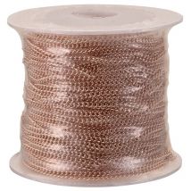 Feiyue - rouleau de chaîne de bijoux diy 10 m de chaîne de pull, chaîne de collier, fourniture de fabrication de bijoux