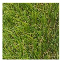 Gazon Synthétique 1X4M 30MM Lisse Duveteux Jardin Extérieur Type Quatre-tons