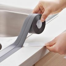 Shop-story - Rouleau de Joints Adhésifs Cuisine et Salle de Bain Gris - 3.8 cm