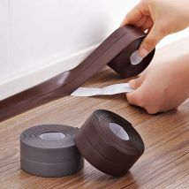 Shop-story - Rouleau de Joints Adhésifs Cuisine et Salle de Bain Marron - 3.8 cm