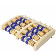 Vivezen - Rouleau De Massage En Bois Pour Pieds - 27 X 18 Cm