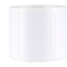 Rouleau de papier d'impression thermique blanc , étiquette de prix, de taille, de code à barres, imperméable, résistant à l'huile, résistant aux