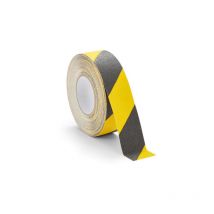 Tarifold - Rouleau de ruban adhésif de sécurité antidérapant 50mmx18,3metres noir/jaune 197604.