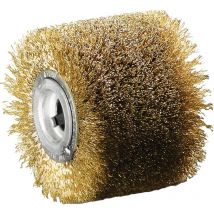 Lessmann - Rouleau de satinage fil de fer toronné D.100xB70 mm 19,2 mm