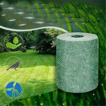 Rouleau de tapis de semences d'herbe, coussin de graines de gazon biodégradable, solution de croissance de plantes de jardin pour pelouses,(sans