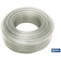 Tuyau pvc cristal monocouche 8x12mm/100m