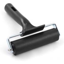 Rouleau encreur, Rouleau de Caoutchouc Brayer pour Impression, Papier Peint, Encre linogravure, 10 cm