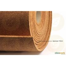 Rouleau Isolant Souple En Liège Standard, Ép. 10mm - 10m X 1m = 10m²
