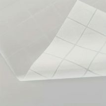 Ambiance-sticker - Rouleau occultant électrostatique carrés - translucide opaque au mètre - Film Anti Regard Electrostatique - 45cmx3m