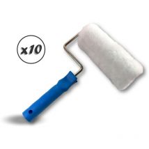 Rouleau peinture polyester poils longs ø alésage 8 mm - Quantité x10 - Poils longs