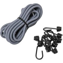 Rouleau tendeur 5m ø 8mm et 10 crochets