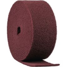 Klingspor - Rouleau d'abrasif en non-tissé nro 400 l. 10 m l. 100 mm moyen brun rouge