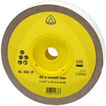 Klingspor - Rouleau de tissu abrasif kl 385 jf 50 mm granulation 100 pour métal corindon