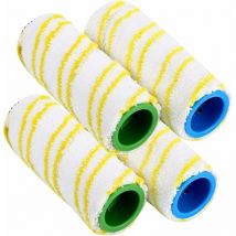Rouleaux de remplacement, rouleaux de remplacement Karcher FC7 FC5 FC3D FC3 (4 pièces jaunes)