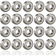 Roulements à billes 608ZZ, abec 7, 20 pièces Roulements à billes de qualité pour rouleaux, skateboard, longboard, waveboard, 8 x 22 x 7 mm Roulements