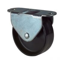 Roulette à caisson D. de la roue 16 mm cap. charge 30 kg matériaux du rouleau plastique avec plaque de fixation