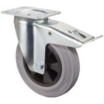 Roulette avec frein .160 mm ku