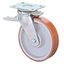 Roulette 250x75 mm – Capacité 1600 kg – Acier soudé, polyuréthane – Roue pour matériel d'atelier