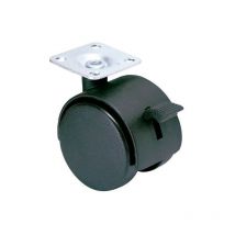 Roulette avec frein twiny d. 40 mm à platine pivotante, hauteur 56 mm