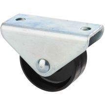 Tente - Roulette avec platine à visser 45x15mm
