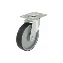 Blickle - Roulette avec revetement polyuréthane dim plaque 140x110 mm roue diam. 200 mm, capacité 300 kg