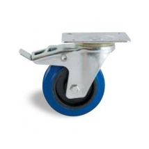 Roulette AVL pivotante avec frein platine D.160 - 527745