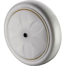 Roue De Rechange D. De La Roue 150 Mm Cap. Charge 650 Kg Plastique Blanche D. De L'Axe 12,5 Mm Long. Moyeu 59 Mm