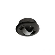 Roulette de meuble à encastrer bandage plastique - Capacité de charge : 50 kg - Diamètre : 54 mm - Fonctionnement : rigide sans blocage - Hauteur de