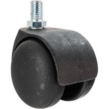 Tente - Roulette doppia 5cm con asse filettato