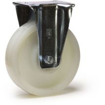 2gt Roues Et Roulettes - Roulette fixe diamètre 125 mm roue polyamide 6 blanc renforcée - 600 Kg