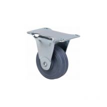 Roulette fixe d30 galet caout