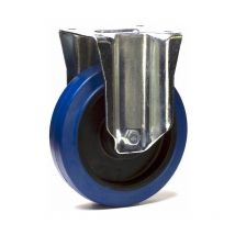 2gt Roues Et Roulettes - Roulette fixe caoutchouc easyroll bleu diamètre 160 mm roulement à billes - 300 Kg