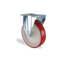 Htr - Roulette Fixe Polyuréthane Rouge Diamètre 200mm Charge 400kg