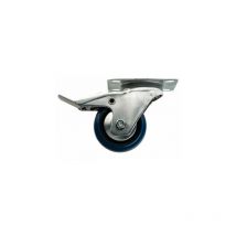 Roulette industrielle Pivotant avec frein Guitel Hervieu Acier galvanisé, ø 80mm, 80kg ( Prix pour 1 )