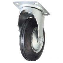 Tente - Roulette pivotante sans frein 125 mm Noir