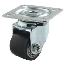 Roulette pivotante diamètre 35 polyuréthane FORTHANE GRIS - 100Kg
