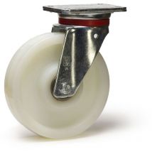 2gt Roues Et Roulettes - Roulette pivotante diamètre 80 mm roue polyamide 6 blanc renforcée - 250 Kg