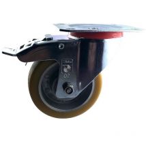 2gt Roues Et Roulettes - Roulette pivotante à frein diamètre 100 mm polyuréthane forthane - 200Kg
