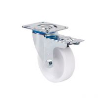 Roulette semi-industrielle ALEX série ZV-UT plateau pivotant avec frein - talla 100 mm