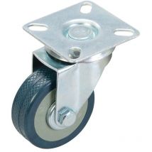 Fixman - roulette pivotante caoutchouc 50 mm 50 kg 530386